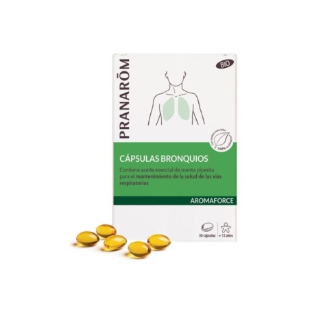 Pranarom Eubiarom Bio Cápsulas Bronquios 30 Cápsulas