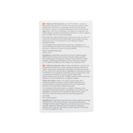 Heliocare Oral 60 Cápsulas