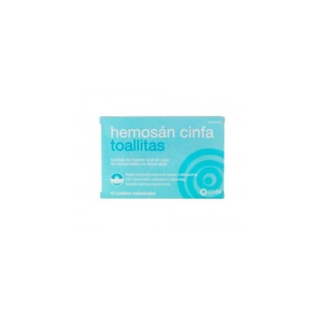 Hemosan Cinfa Hemorroides 12 Toallitas