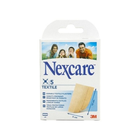 Nexcare Textile Strips 5 Tiras 10X6 Cm.