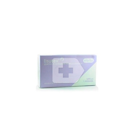 Guantex Lisutex Nitrilo S/P T/M 100Und.