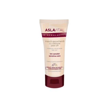 Aslavital Mascarilla Detoxificante Con Carbon Activo 100Ml