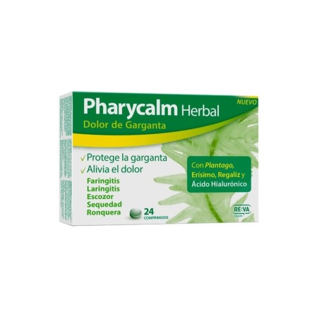 Pharycalm Herbal Dolor Garganta 24 Comprimidos