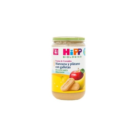 Hipp Potito De Manzana Y Platano Con Galletas +4M Bio 190G