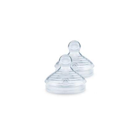 Nuk Tetina Nature Sense 6-18 Silicona Talla-M 2U