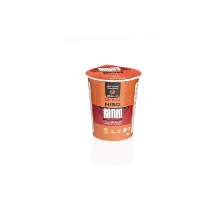 King Soba Vaso Ramen Miso Chili Sin Gluten 85G