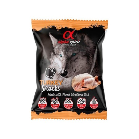 Alpha Spirit Snack Tacos Perro Pavo 50 Gr (24 Uds)