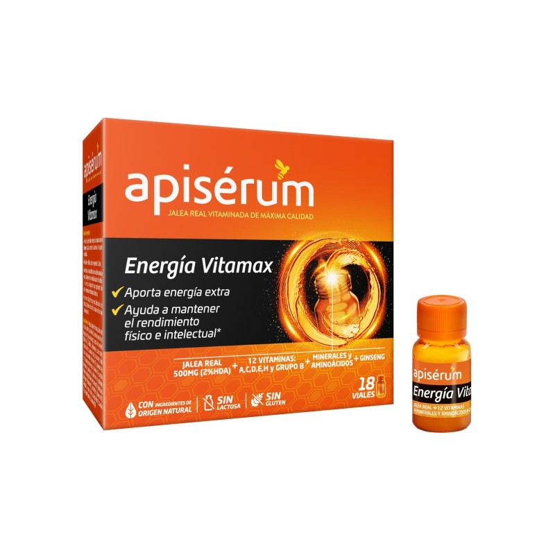 Apiserum Energía Vitamax 18 Viales