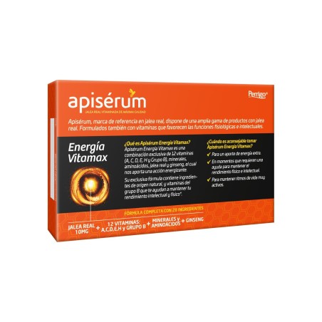 Apiserum Energia Vitamax 30 Cápsulas