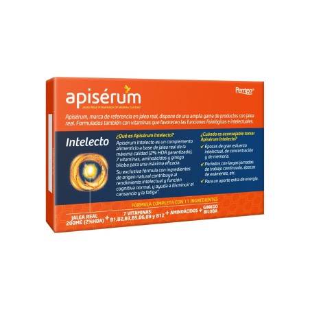 Apiserum Intelecto 30 Cápsulas