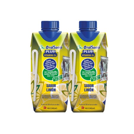 Bioralsuero Limon Pack 2 Brick X 330Ml