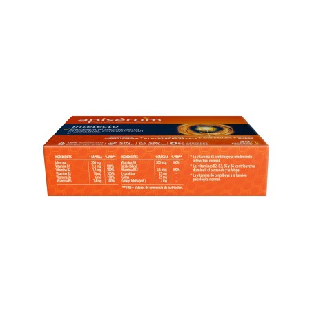Apiserum Intelecto 30 Cápsulas