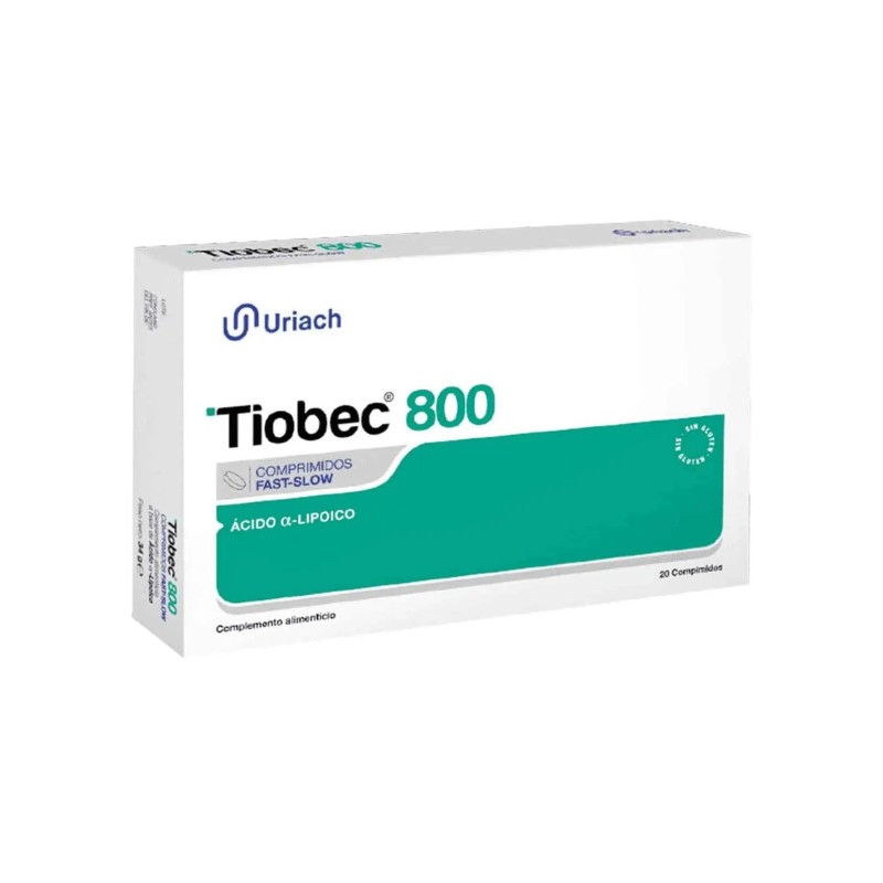 Uriach Tiobec 800 20 Comprimidos