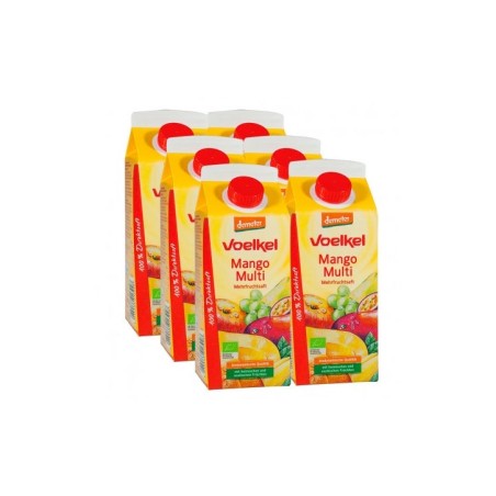 Demeter Pack Voelkel Zumo De Mango Con Multifrutas Bio 6X750Ml