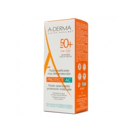 Aderma Protect-Ac Fluid Matif 50+ 40Ml