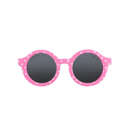 Gafa Sol Iaview Kids K2306 Minion Rosa Con Corazones Polarizada