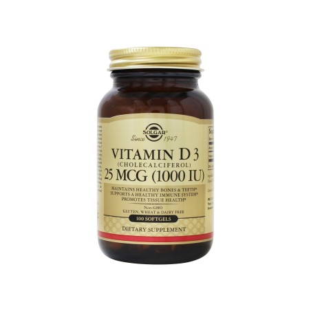 Solgar Vitamina D3 1000Ui 100 Cápsulas