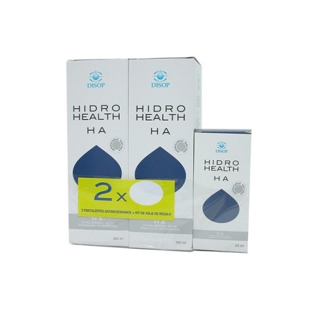 Sol Lentes Hidro Health Ha 2X360 + 60Ml