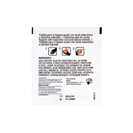 Interapothek Toallitas Oftálmicas 20U
