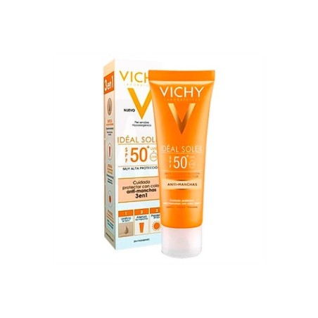 Vichy Ideal Soleil Spf50+ 3En1 Manchas 50Ml
