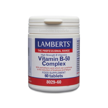 Vitamin B50  Complex 60Tab 8029 Lamberts