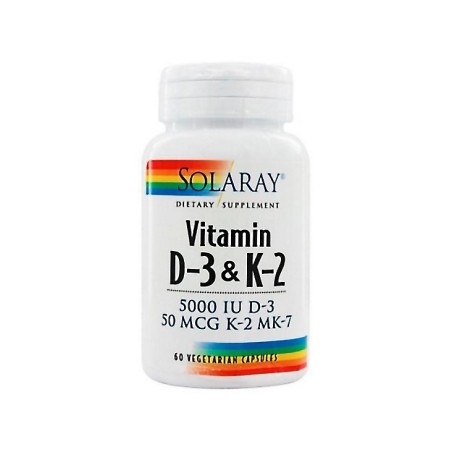 Solaray Vitamina D3 -And- K2 (Mk7) 60Caps