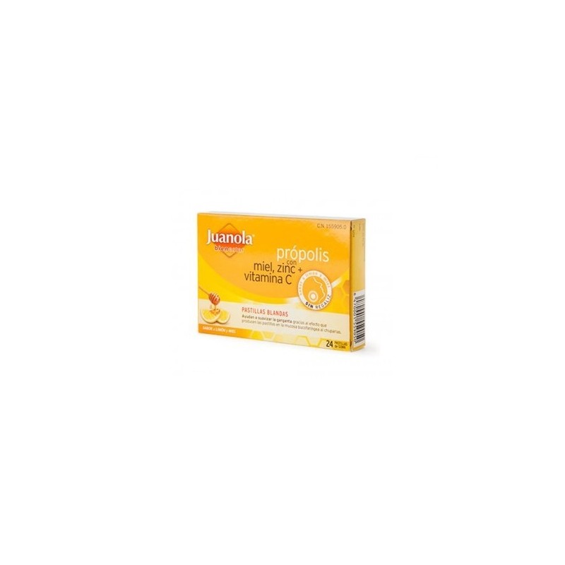 Juanola Propolis Miel-Limon 24 Pastillas