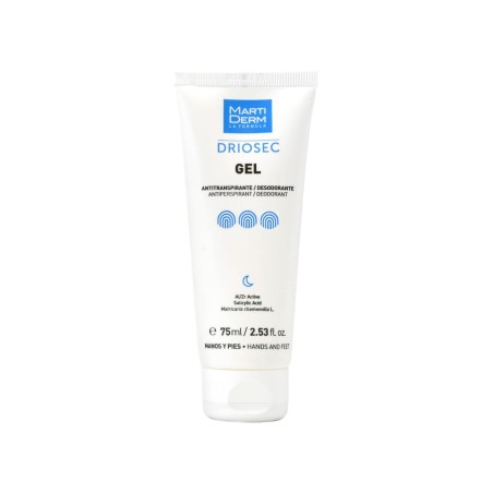 Martiderm Driosec Gel Antitranspirante Manos Y Pies 75 Ml