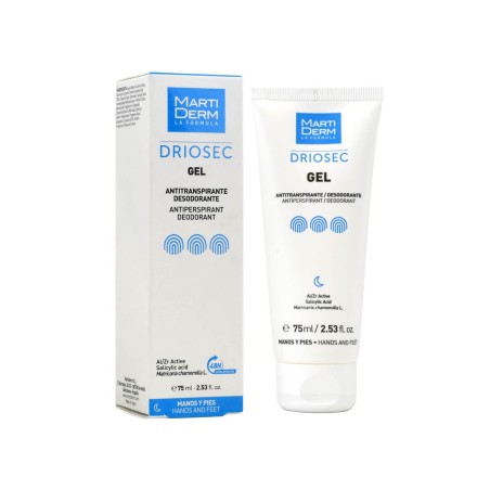 Martiderm Driosec Gel Antitranspirante Manos Y Pies 75 Ml