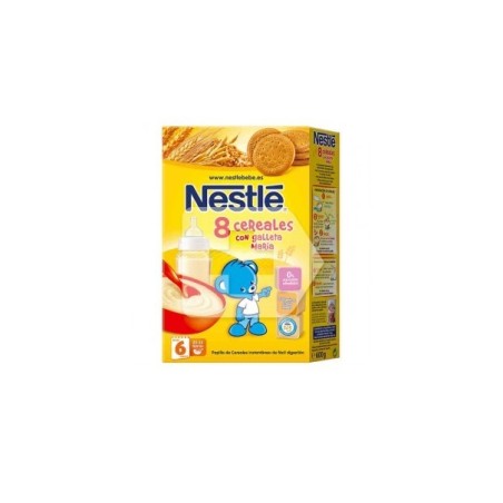 Nestlé Papilla 8 Cereales Con Galleta 600G
