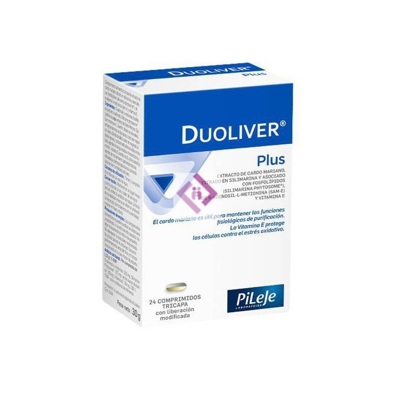 Pileje Duoliver Plus 24 Comprimidos