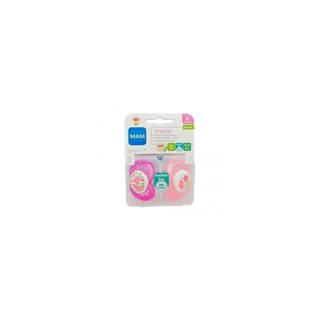 Mam Baby Chupete Original 16+ Silicona Matt Rosa