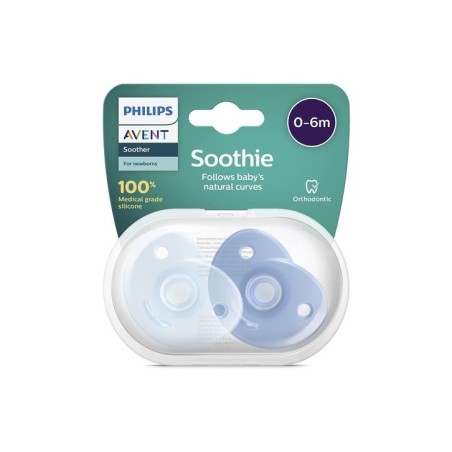 Avent Chupete Soothies Silicona 0-6 Meses Niño