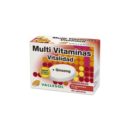 Vallesol Multi Vitaminas + Ginseng 24Comp