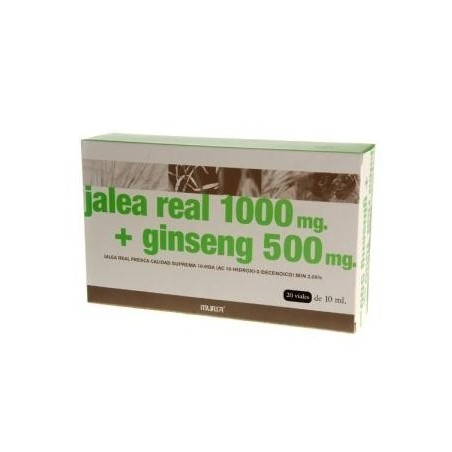 Muria Jalea Real 1000Mg + 500Mg Ginseng 20X10Ml