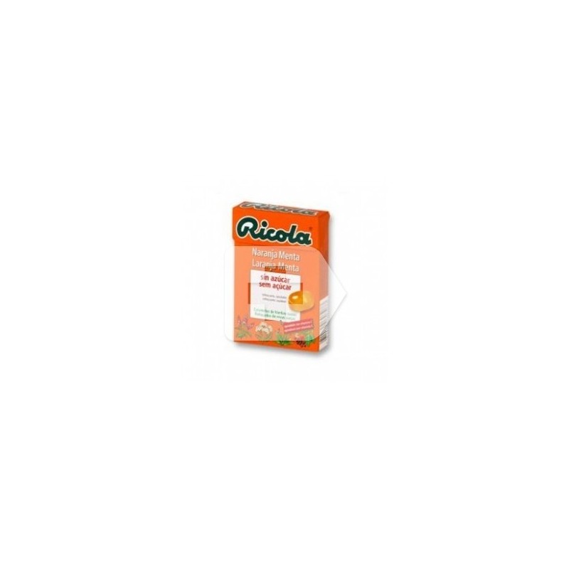 Ricola Caramelos Naranja Menta S/A 50 G