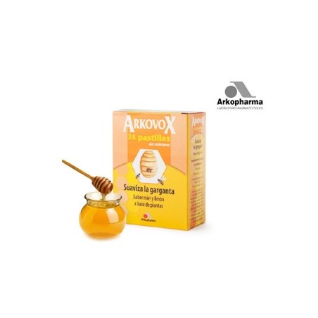Arkovox 24 Pastillas Miel Limon