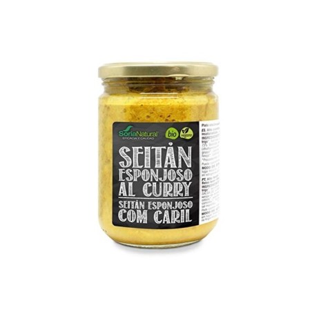 Soria Natural Seitan Esponjoso Curry 375G